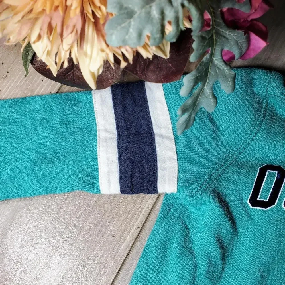 OshKosh B'gosh Green Full Zip Hoodie, Size 2T